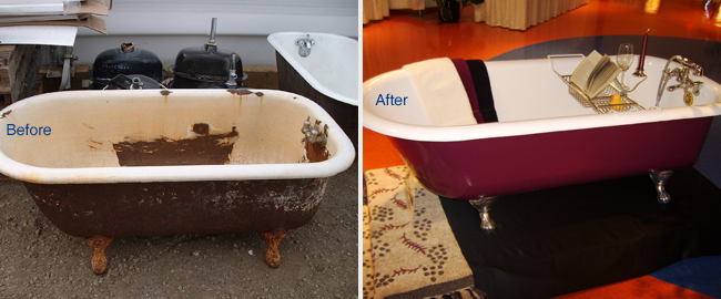 Use our services to Restore your Traditional Claw Foot Bathtub to its Former Glory Use our services to Restore your Traditional Claw Foot Bathtub to its Former Glory
